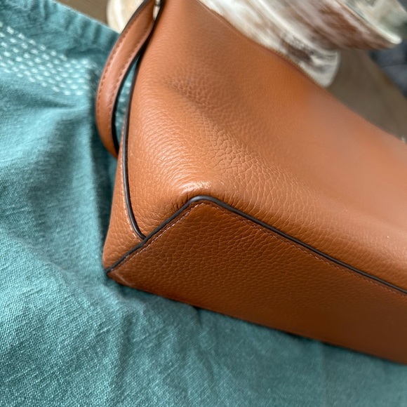 EUC KATE SPADE Pebble Leather Crossbody & Wallet Brown Cognac Tan Bag - Picture 11 of 12